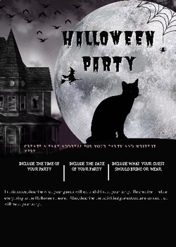 Preview of Create Your Halloween Party Invitation