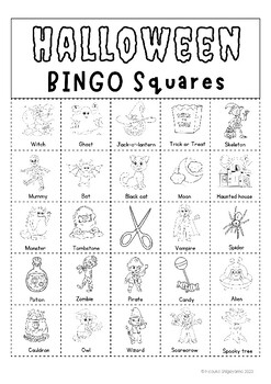 Create Your Own BINGO: HALLOWEEN by Moonlit Learning | TPT