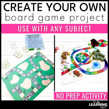 Create Own Board Game Worksheets Teachers Pay Teachers