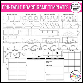 Create Your Own Board Game Project, Fun No Prep Activity