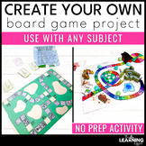 Create Your Own Board Game Project | Fun No Prep Activity 