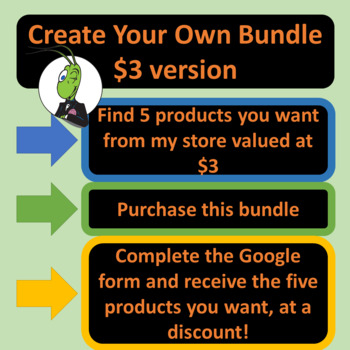 Preview of Create Your Own Bundle of $3 products - 5 products