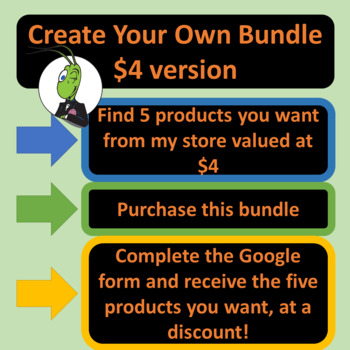 Preview of Create Your Own Bundle of $4 products - 5 products