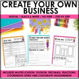 Create Your Own Business Math Project | Digital