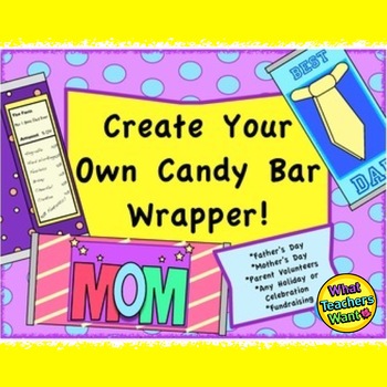 Create Your Own Candy Bar Wrappers Great Gift For Any Holiday
