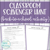 Create Your Own Classroom Scavenger Hunt - A Back to Schoo