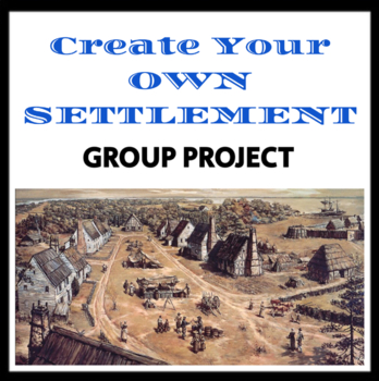 Preview of Create Your Own Settlement - Project - Includes 5 days of lesson planning, CCSS