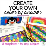 Create Your Own Color by Number Templates | Create Your Ow