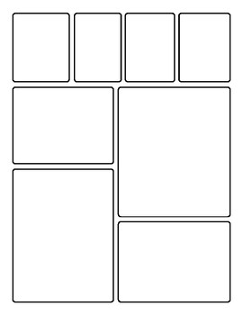 Create Your Own Comic Book With 25 Unique Printable Blank Templates ...