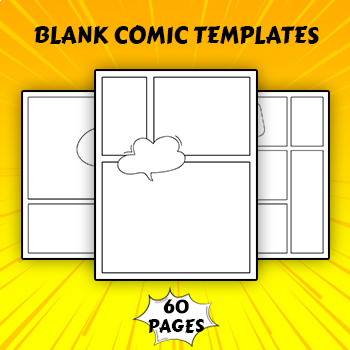 Comic Book: Blank Comic Strips: Make Your Own Comics With This