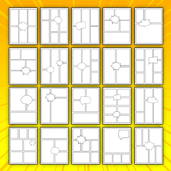 Blank Comic Book: 130 pages 8.5 x 11. Various templates to create your own  comics - Cat, Orange; Lyen, Vitaliy: 9781726683838 - AbeBooks