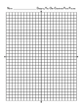 Create Your Own Coordinate Plane Project (Using Ordered Pairs) by ...