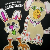 'Create Your Own Creature' - Paper Craft! Cut, Assemble, P