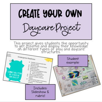 Preview of Create Your Own Daycare Project