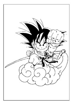 Son Gokoh Coloring Pages - Son Goku Coloring Pages - Coloring