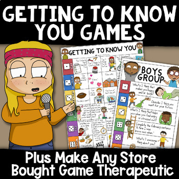 Preview of GETTING TO KNOW YOU Games: Great for Girl & Boy Small Groups, Intake, Rapport
