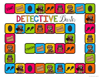 Create Your Own Game Board *Editable Detectives Themed* | TpT