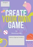 Create Your Own Game booklet