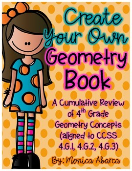 Preview of Create Your Own Geometry Book - 4th Grade