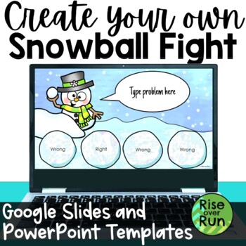 Preview of Create Your Own Google Slides Digital Activity Template for Winter
