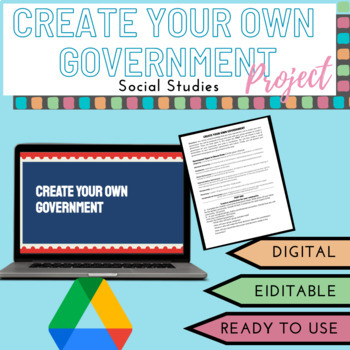 Preview of Create Your Own Government Project: Google Product 