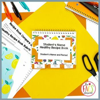 Create Your Own Recipe Book, FCS, Family and Consumer Sciences