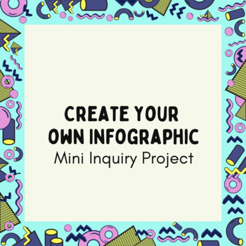 Preview of Create Your Own Infographic Mini-Inquiry Project - New Media 10/11 ELA