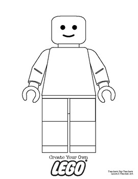 Create Your Own Lego Person Self Portrait by Laura Z Teaches Art