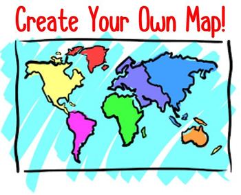 Preview of Create Your Own Map! Project & Rubric