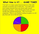 Create Your Own Math Game Project