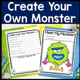 Create Your Own Monster Writing Activity: Create a Monster