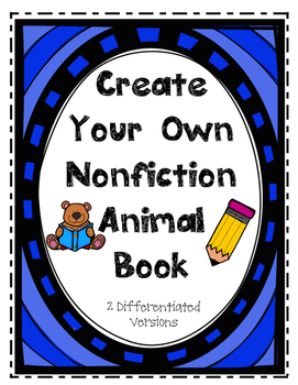 Preview of Create Your Own Nonfiction Animal Book Project