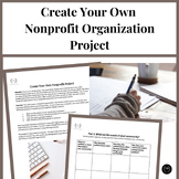 Create Your Own Nonprofit Organization Economics Project