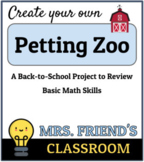 Create Your Own Petting Zoo - A Back to School Math Review