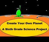Create Your Own Planet - A Sixth Grade Project