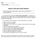 Create Your Own Planet Project