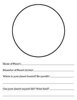 create your own planet essay