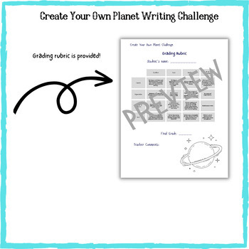 creative writing on plenty of planet