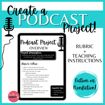 Preview of Create Your Own Podcast Digital Multimedia Project!