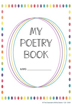 Preview of Create Your Own Poems Poetry Booklet