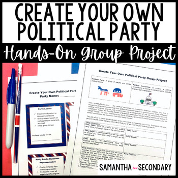 Preview of Create Your Own Political Party Project