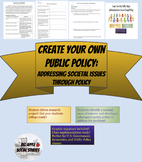 Create Your Own Public Policy: Addressing Societal Issues 