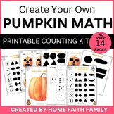 Create Your Own Pumpkin Math Printable Counting Kit