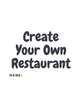 Preview of Create Your Own Restaurant