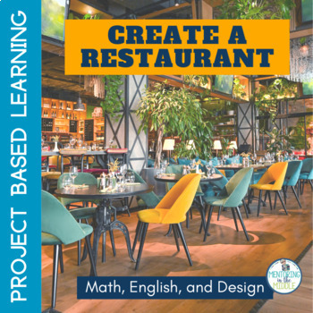 Preview of Create A Business - Create Your Own Restaurant PBL - Real World Math & ELA PBL