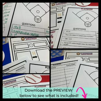 Baseball Test Review Game Editable Template by Will Teach For Tacos