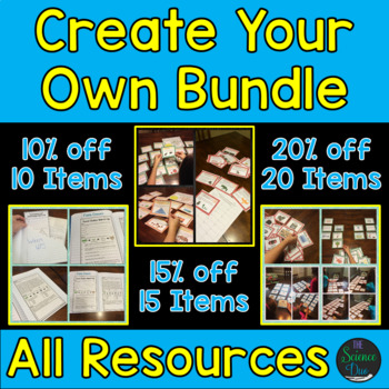 Preview of Create Your Own - Science Bundle