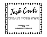 Create Your Own Task Cards