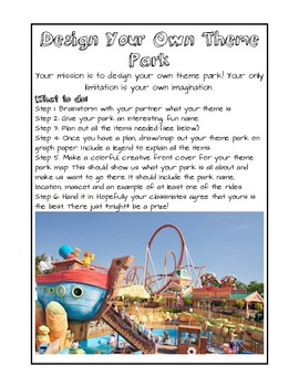 Preview of Create Your Own Theme Park Project