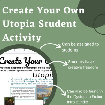 Preview of Create Your Own Utopia Student Activity (Digital Version)